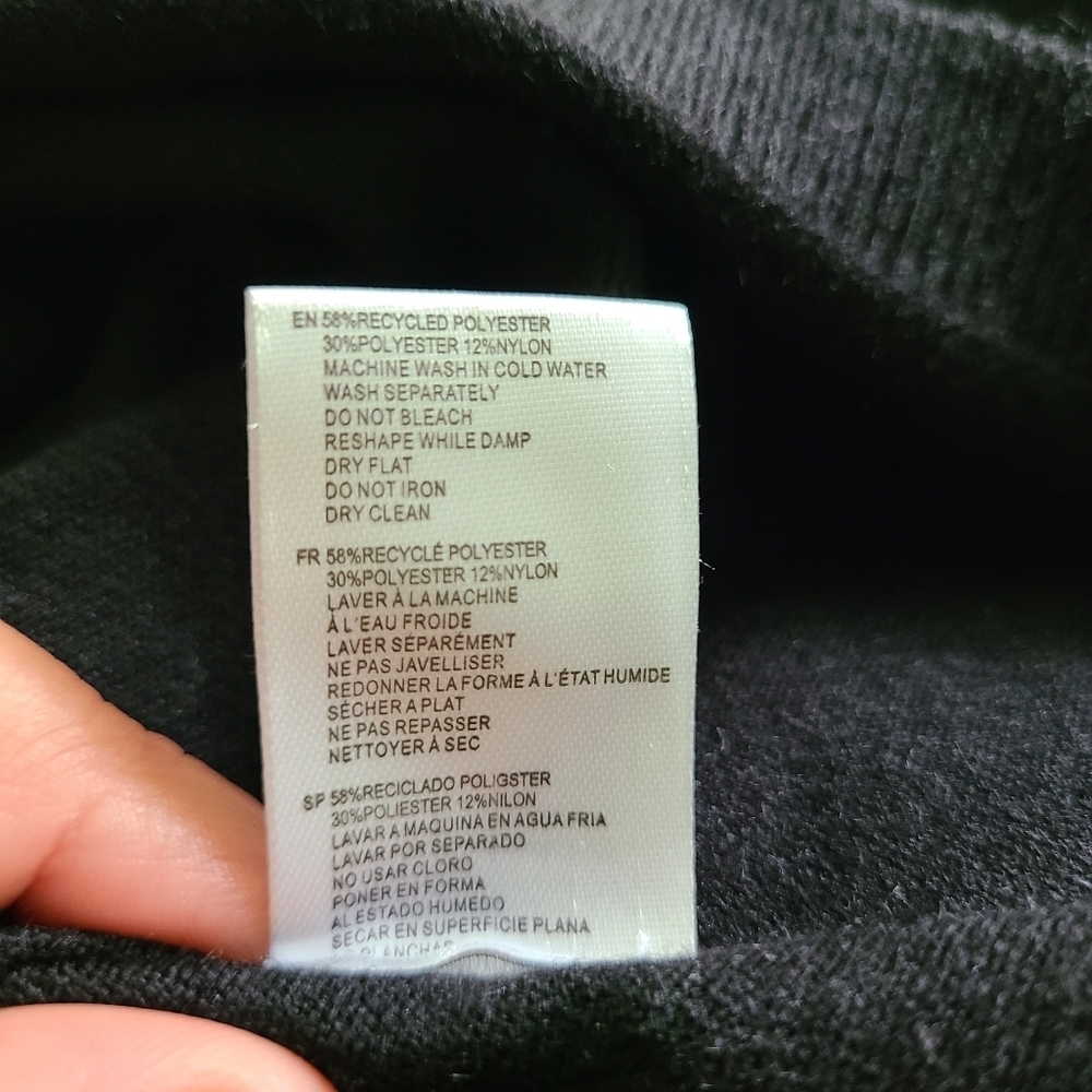 NWOT RDI oversized collared half button sweater - Picture 7 of 7